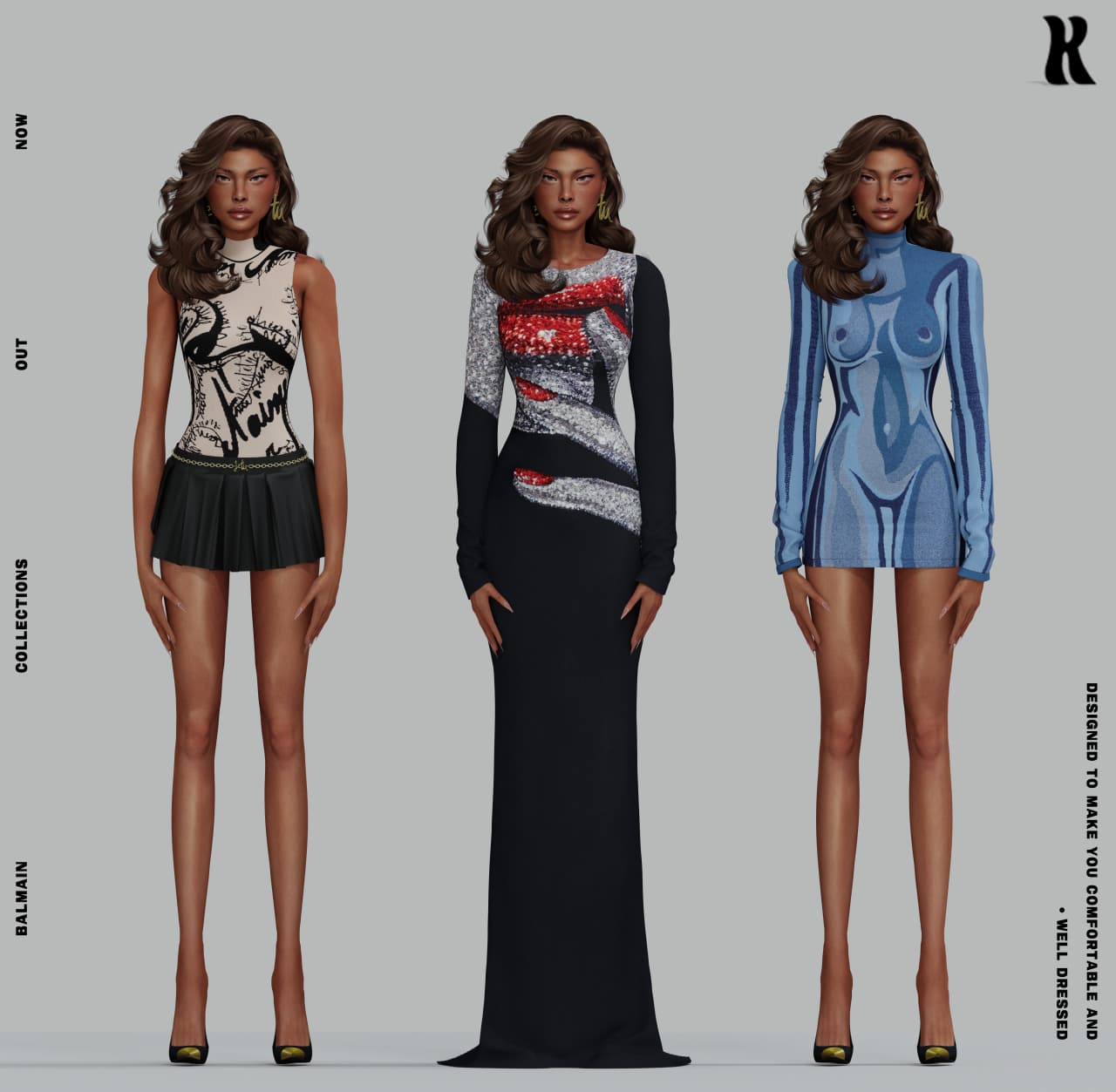 Скриншот мода Коллекция одежды Balmain Kollections